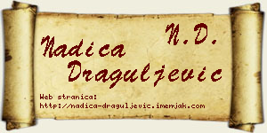 Nadica Draguljević vizit kartica